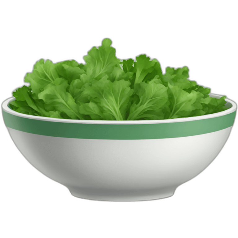 bowl of greens emoji