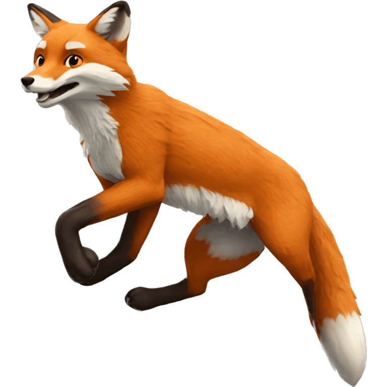 fox jump emoji