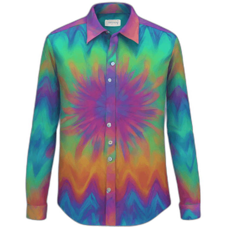 psychedelic shirt emoji