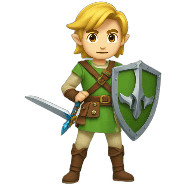 link avec une épée emoji