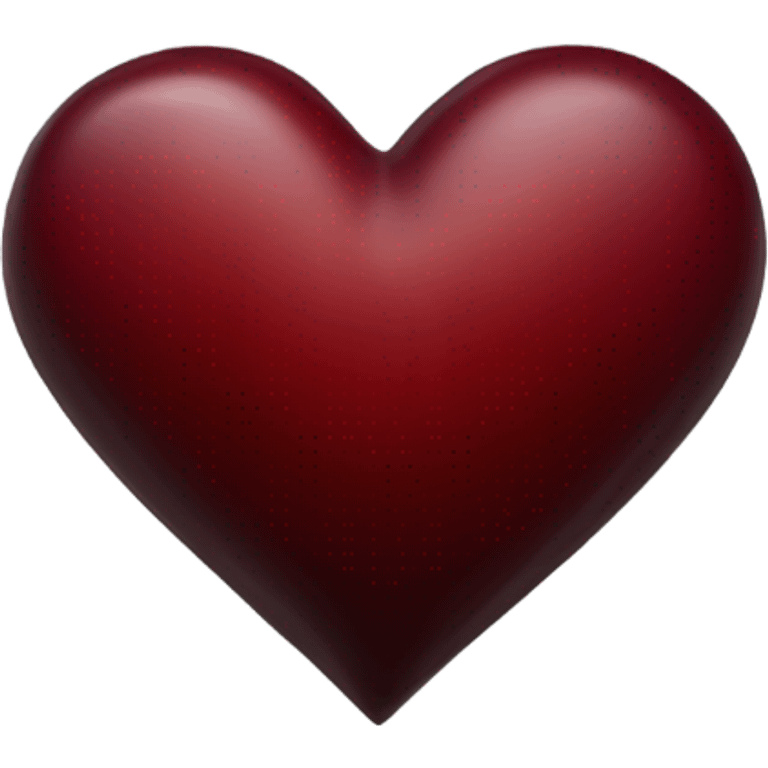 dark red heart emoji