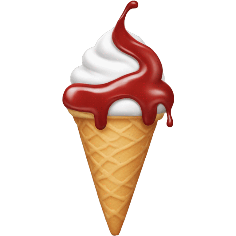 ketchup ice cream emoji emoji