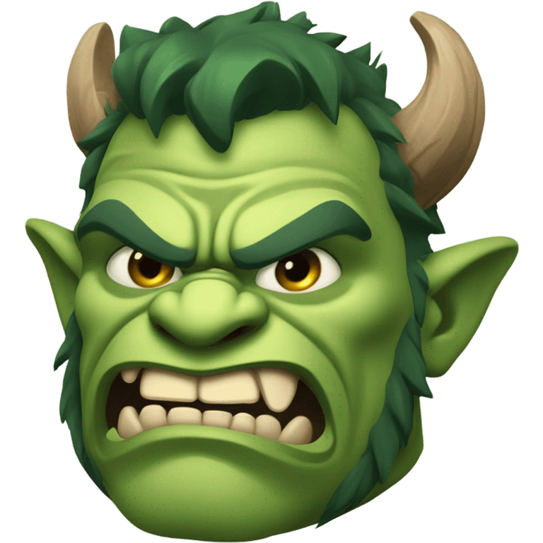 green ogre emoji