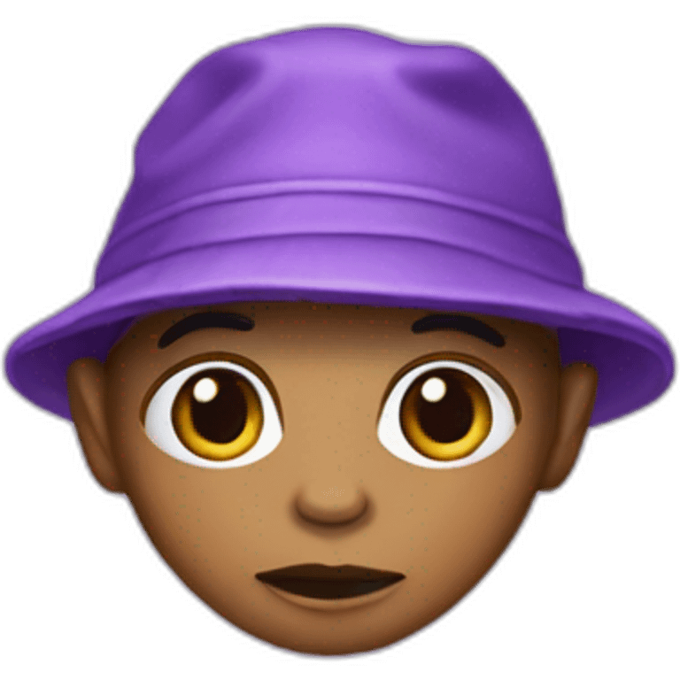 e.t. de boné roxo emoji