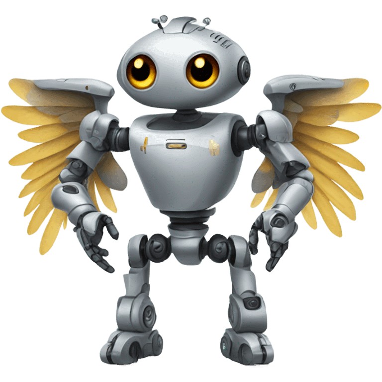 robot with wings emoji