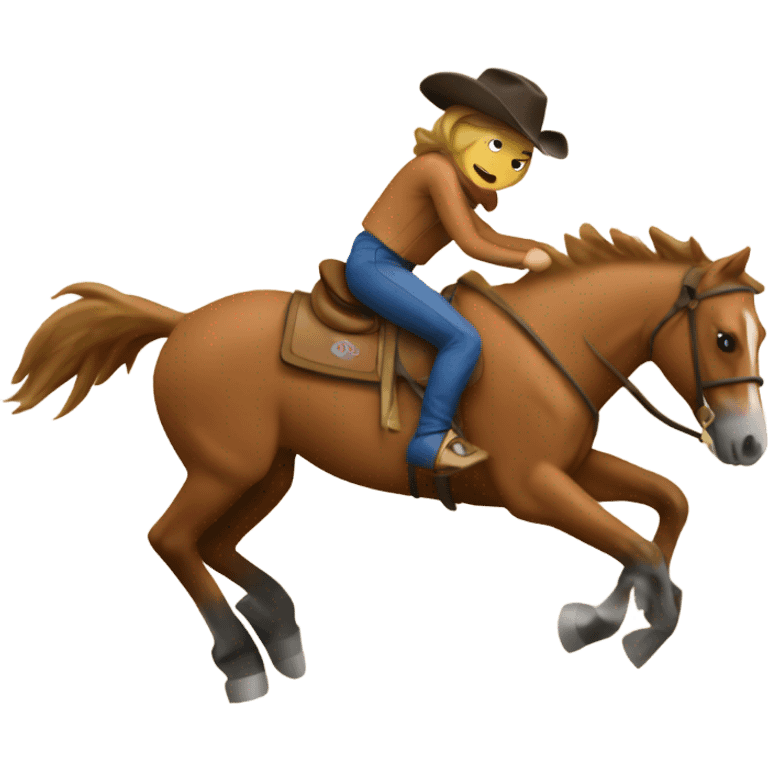 barrel racing  emoji