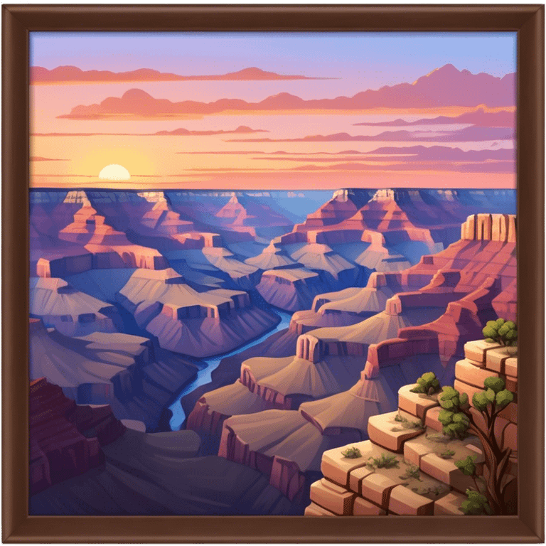 grand canyon national park sunset emoji