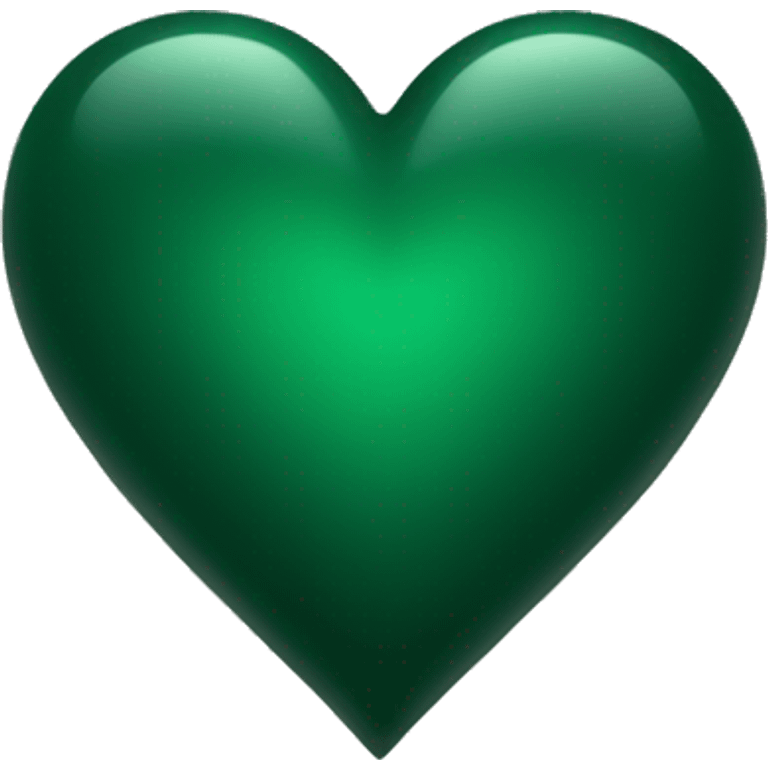 dark green heart emoji