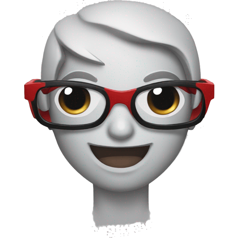 Spider-Man with glasses and a spider  emoji