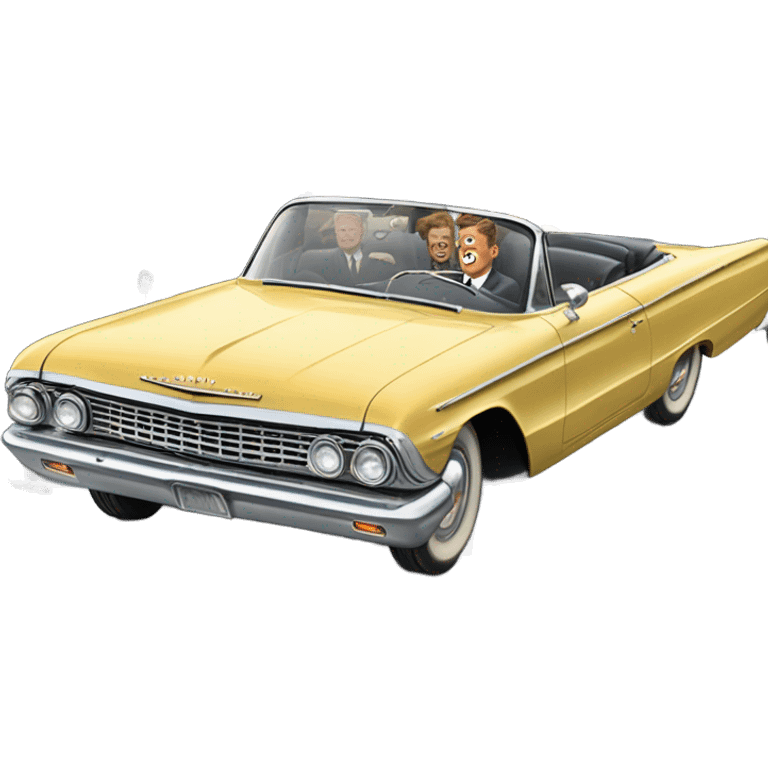 John F. Kennedy cars incident emoji