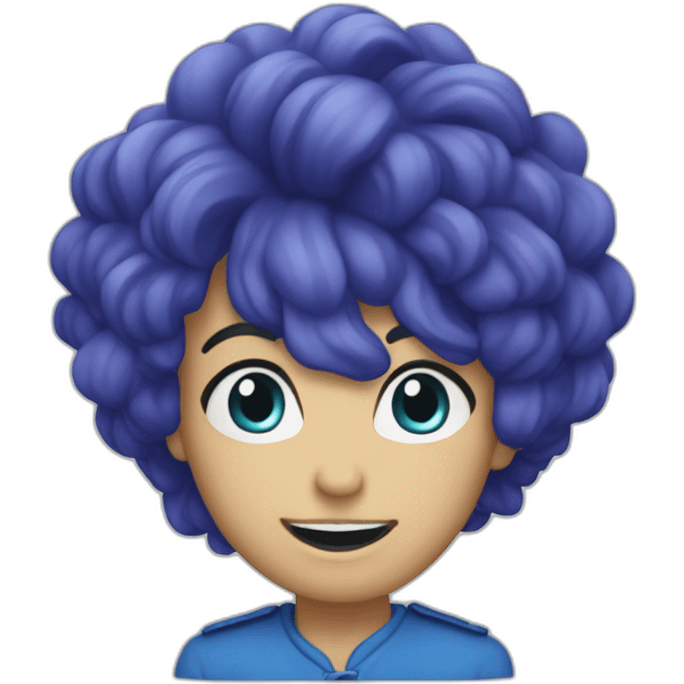 Cœur bleu emoji