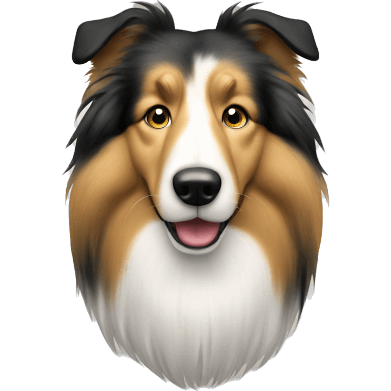 Rough collie emoji