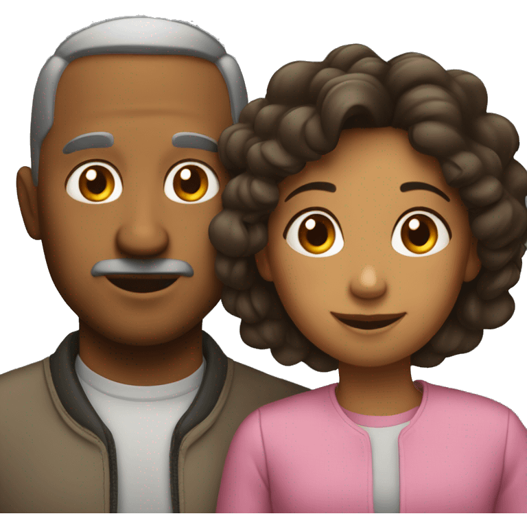 father mother and daughter emoji