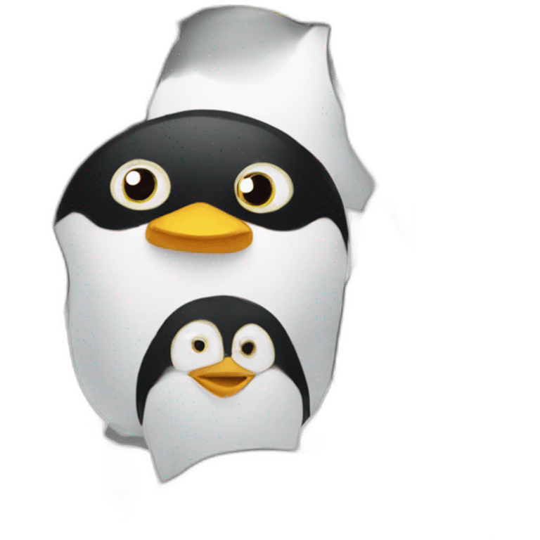 Chat sur pinguouin emoji