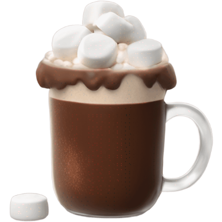 Hot chocolate with marshmallows  emoji