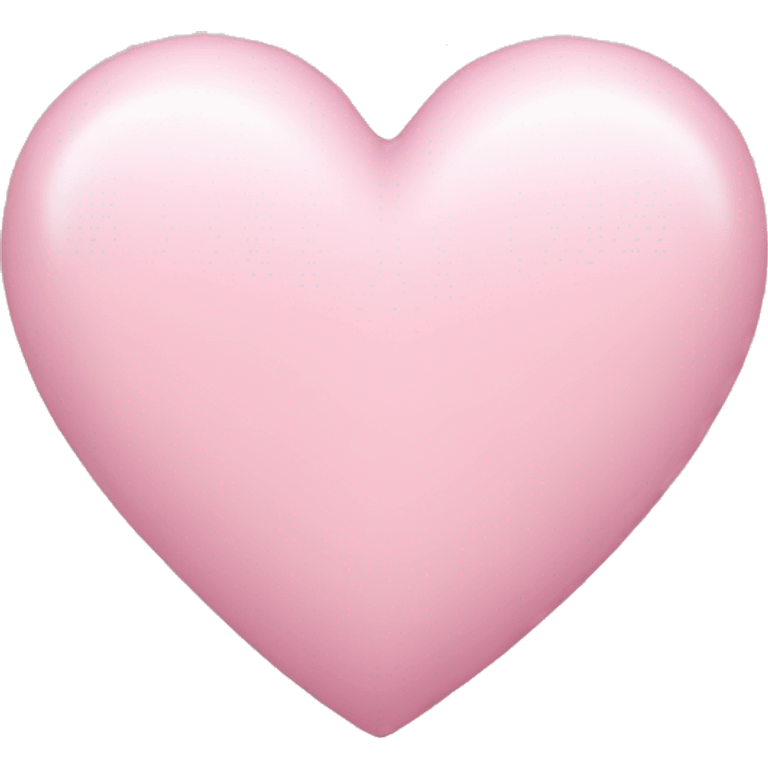 Light pink heart emoji