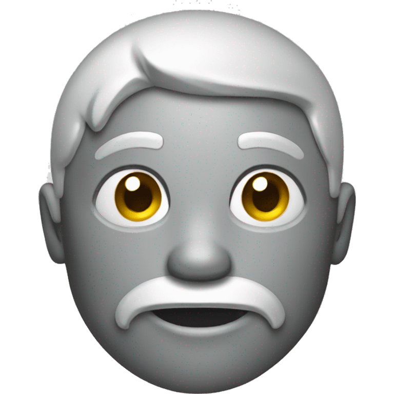 Silver color hook emoji