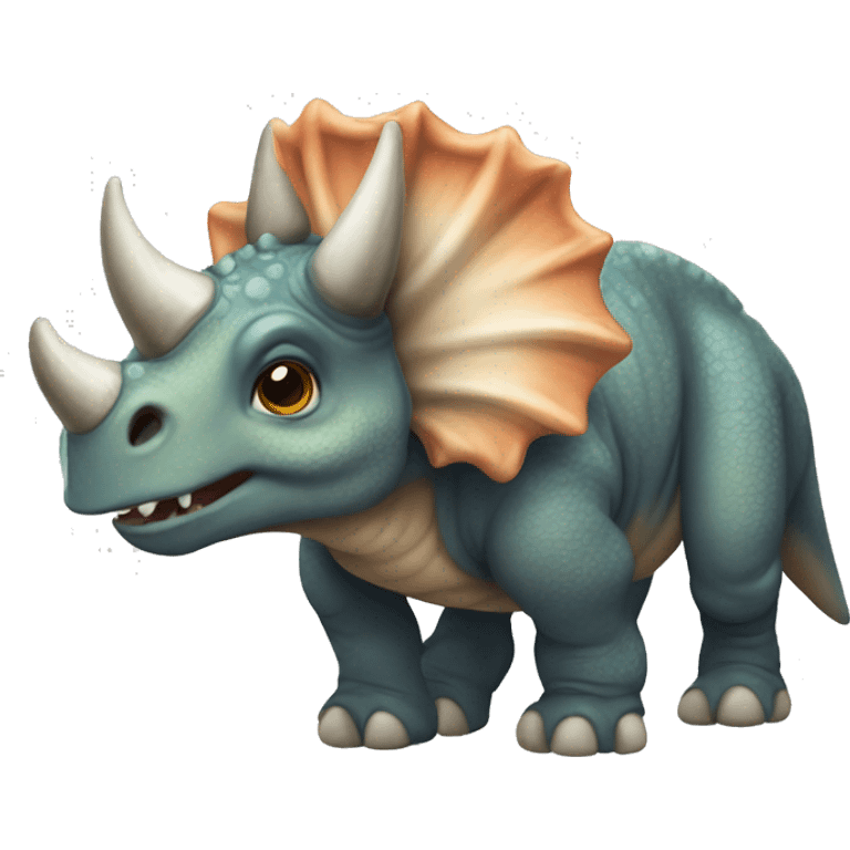 Triceratops emoji