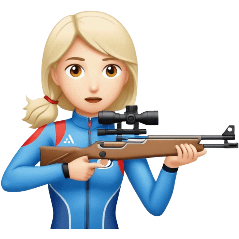 a person shooting in Biathlon emoji