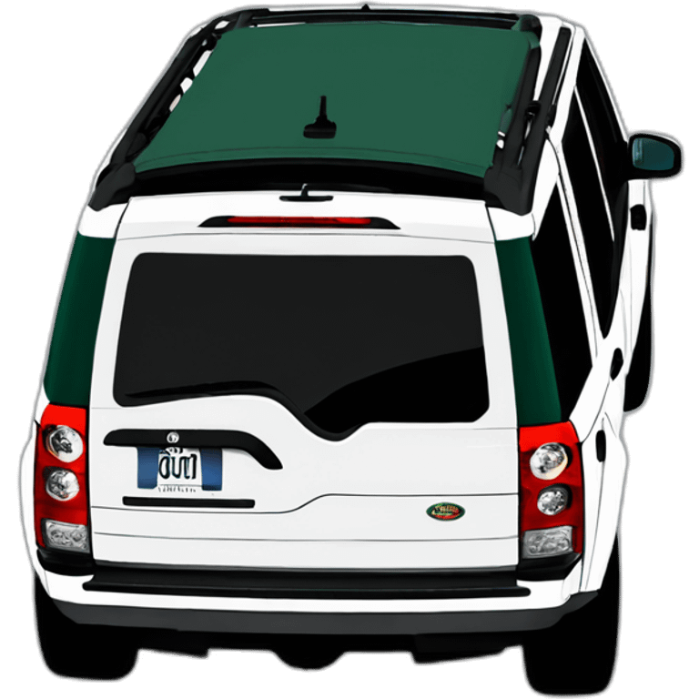 Racing green land rover Discovery 3 panoramic sunroof emoji