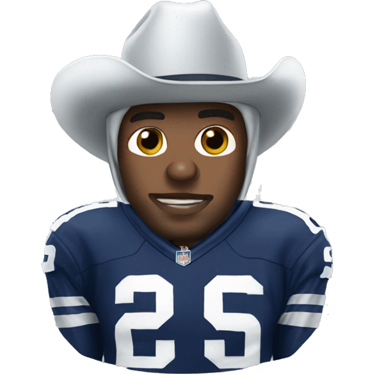 Freezing Dallas cowboy emoji