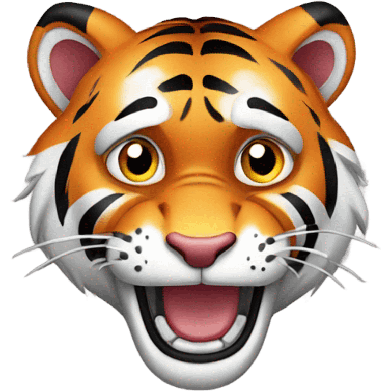 Scared Tiger  emoji