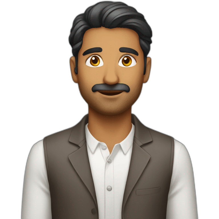 professional Indian guy emoji