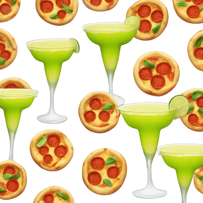 Margarita pizza emoji