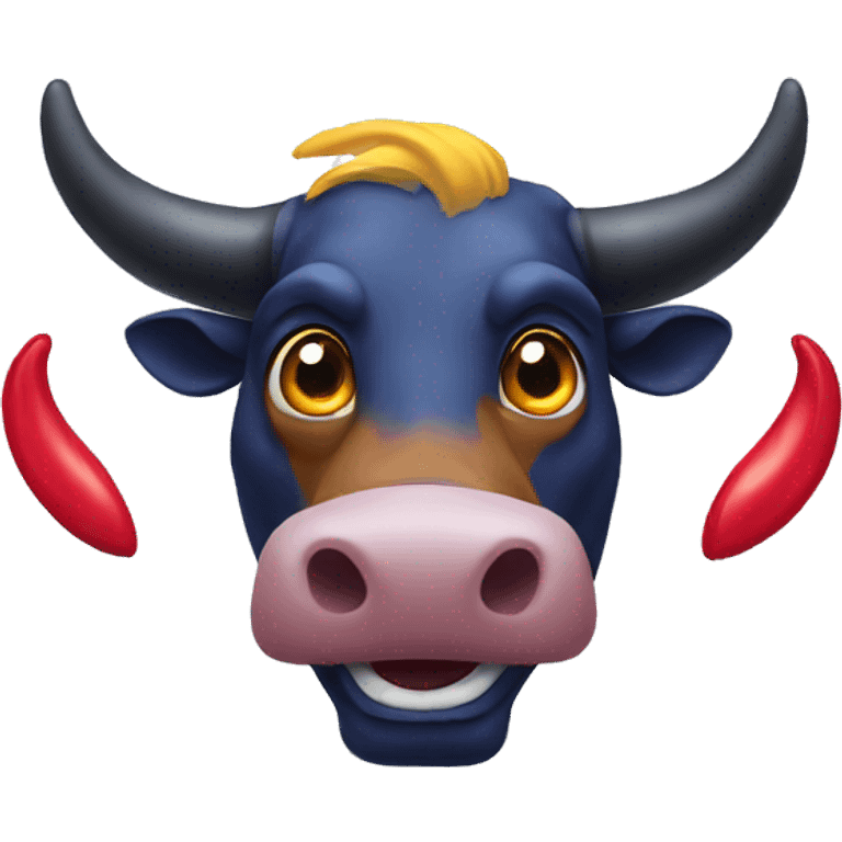 red bull's head emoji