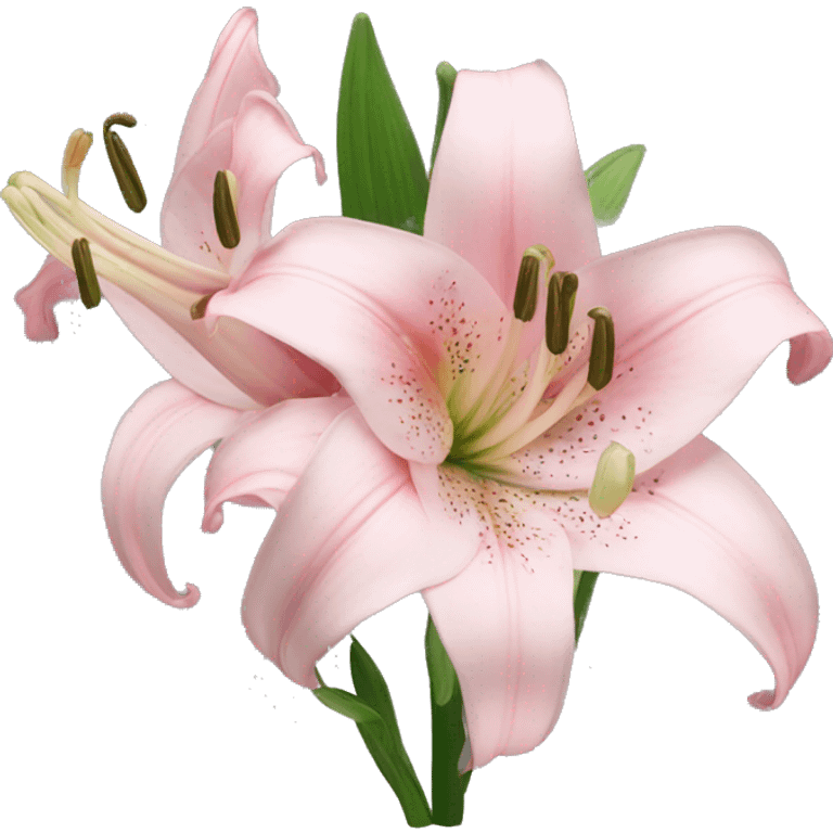 light pink lilium emoji