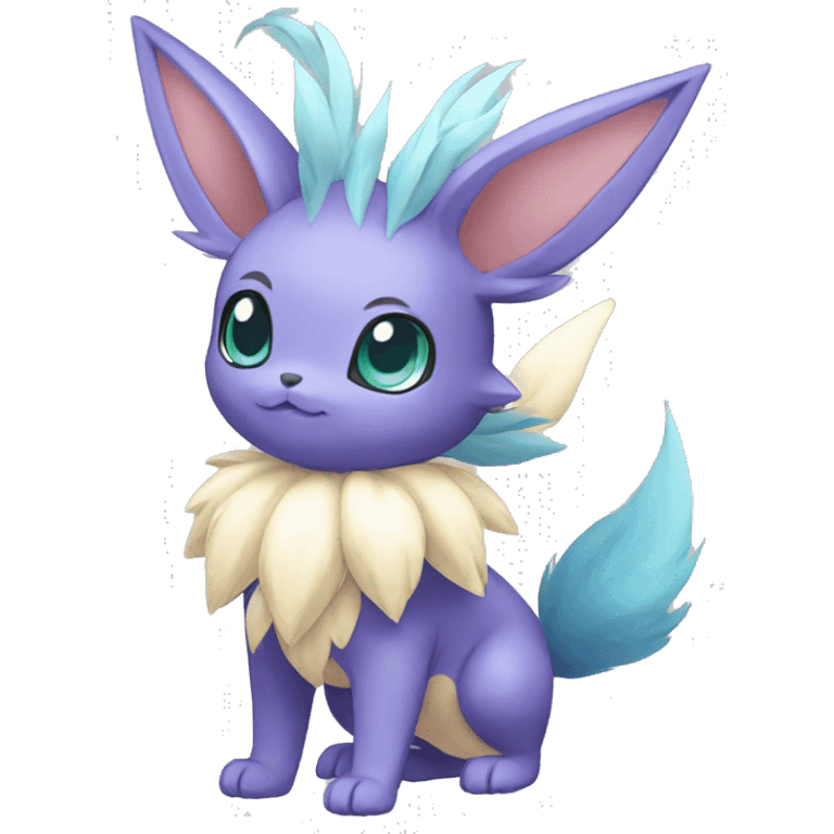 Kawaii Eeveelution-Cute-Pokémon-fusion full body emoji