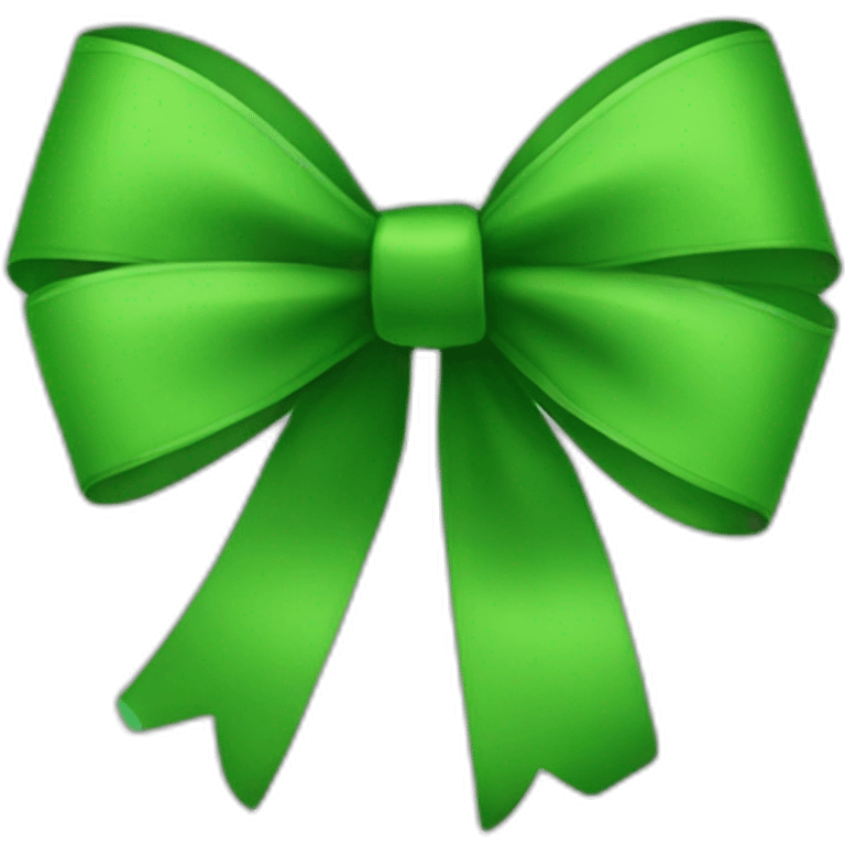 green bow emoji