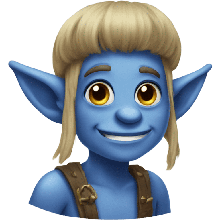 Bluebell the Troll from The 10h Kingdom emoji