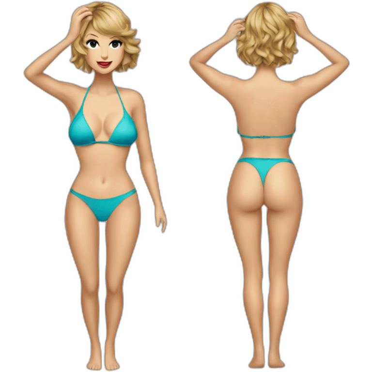 Hot Taylor swift bikini emoji