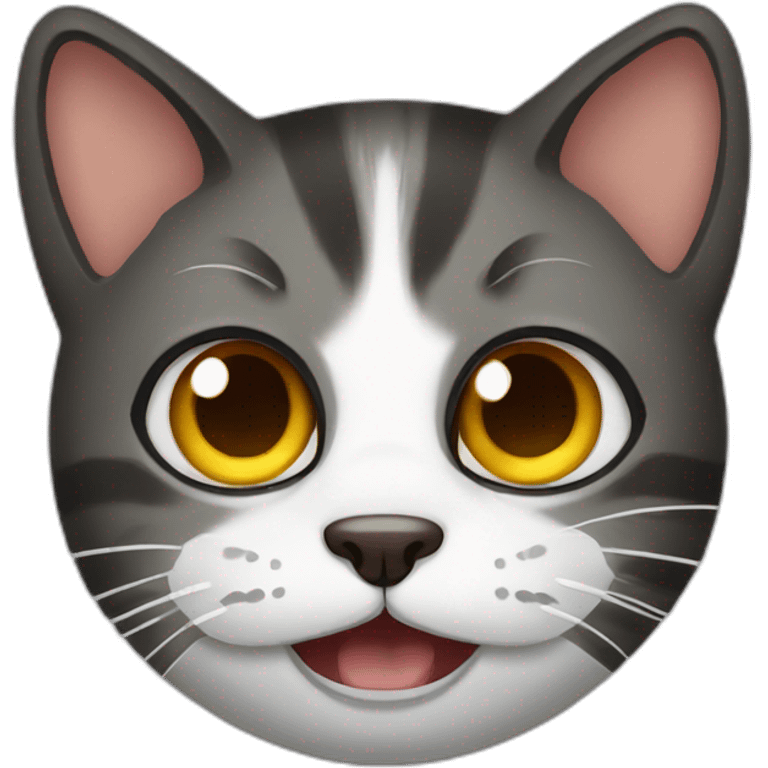 scared looking cat emoji