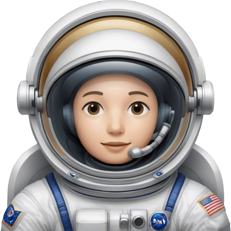 Cinematic Realistic Astronaut with concealed face– A highly detailed depiction of an astronaut in a state-of-the-art space suit, floating weightlessly in the vast expanse of space. The reflective visor hides the face so we do not see the astronauts face, while intricate suit details and soft lighting create an immersive sense of realism. emoji