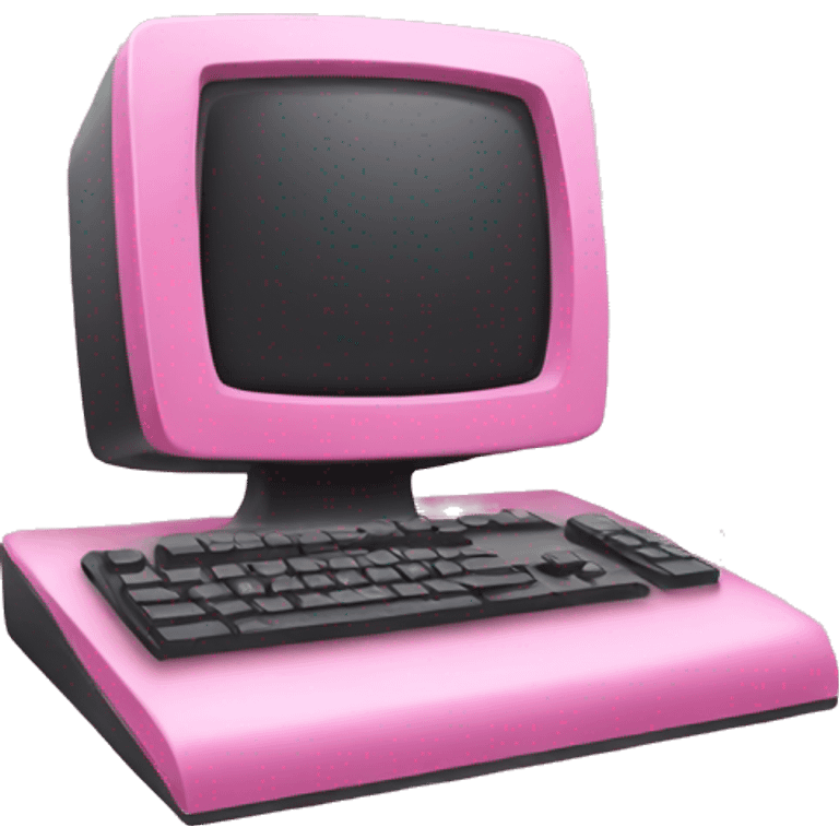 Pink computer  emoji