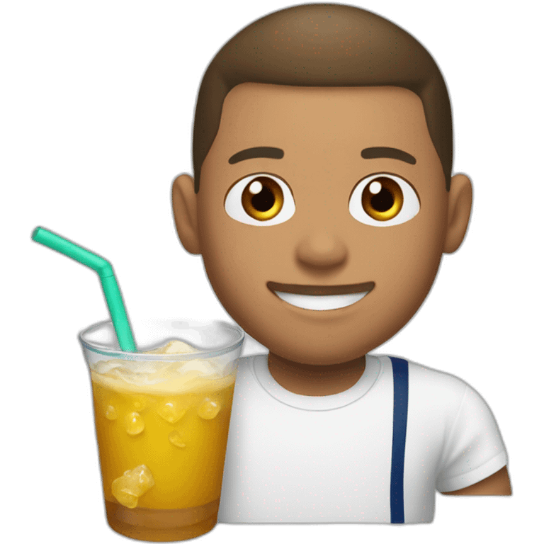 Mbappé drink emoji