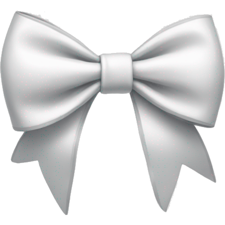 White bow emoji