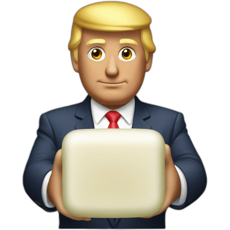 trump-holding-soap emoji