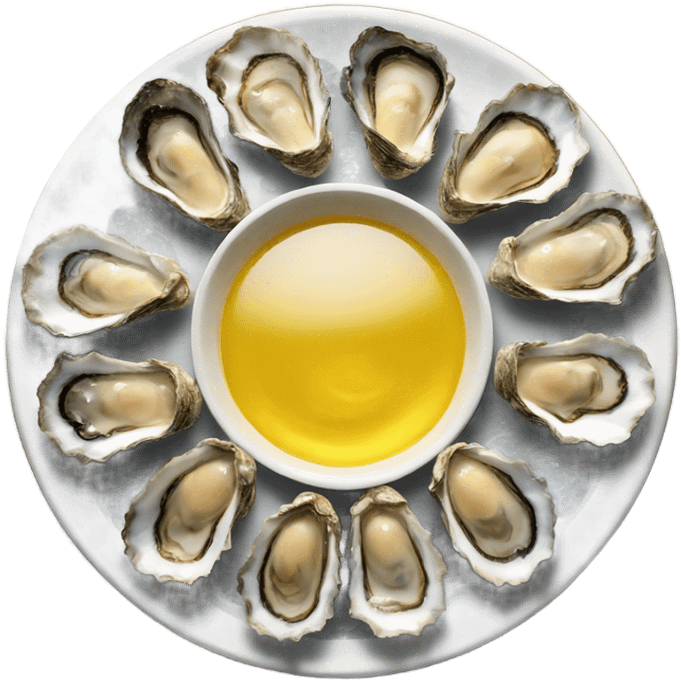 Oyster platter emoji