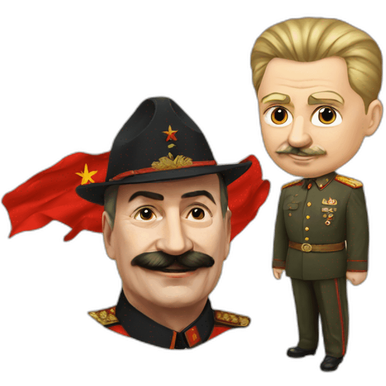 stalin with putin Vladimir emoji