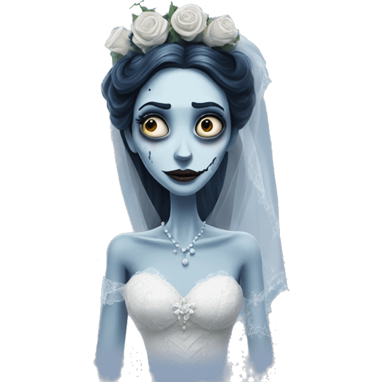 corpse bride from nightmare from chrismas  emoji