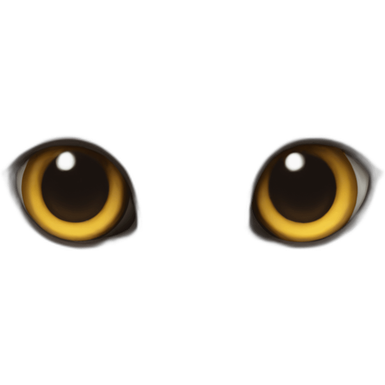 cat huge pupils emoji