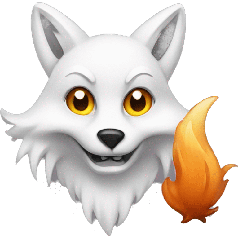 Fox with ghost  emoji