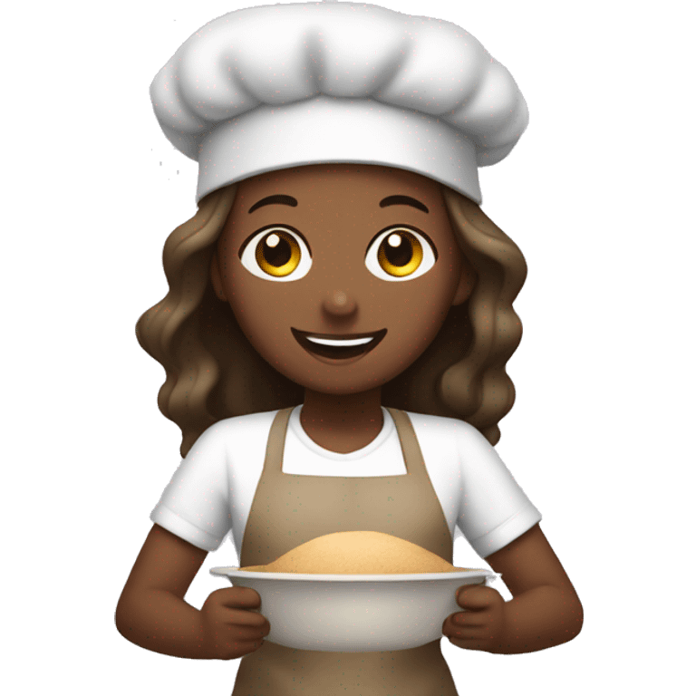 Girl baking emoji