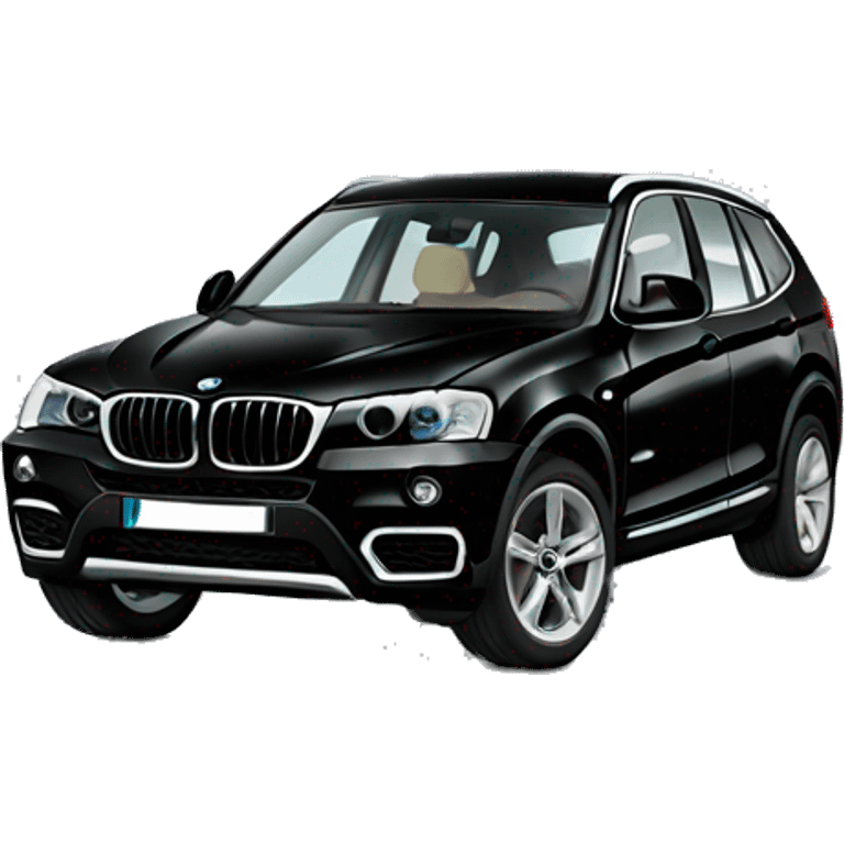 Black BMW X3 emoji