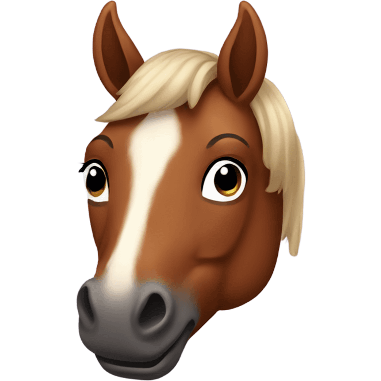 Brown horse emoji