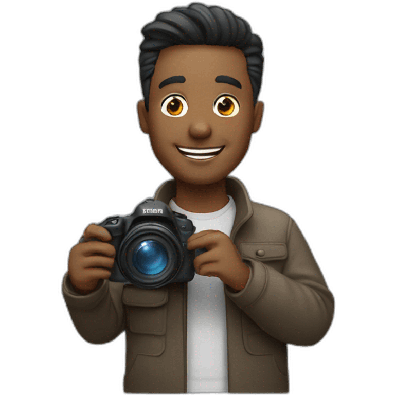 happy cameraman emoji