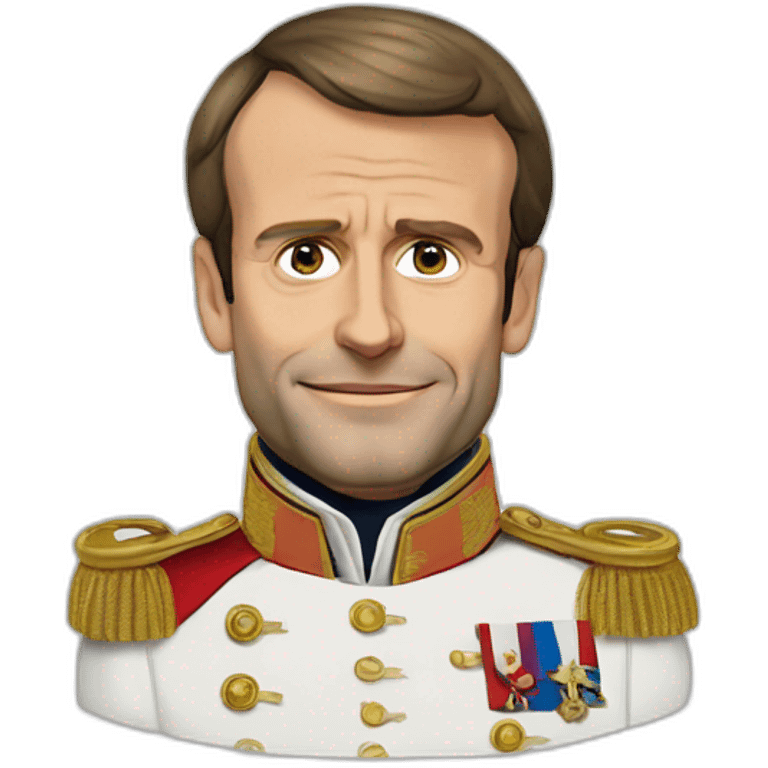 Emmanuel macron napoleon emoji